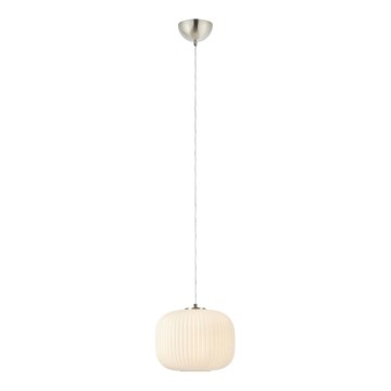 Markslöjd 109008 - SOBER pendel med wire 1xE27/40W/230V Ø25 cm mat krom