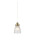 Markslöjd 109010 - Pendel på ledning BELLIS 1xE14/40W/230V messing