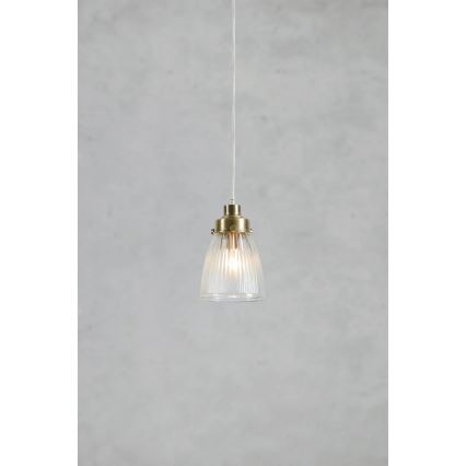 Markslöjd 109010 - Pendel på ledning BELLIS 1xE14/40W/230V messing