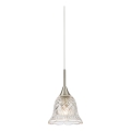Markslöjd 109012 - LUNA pendel på wire 1xE14/40W/230V mat krom