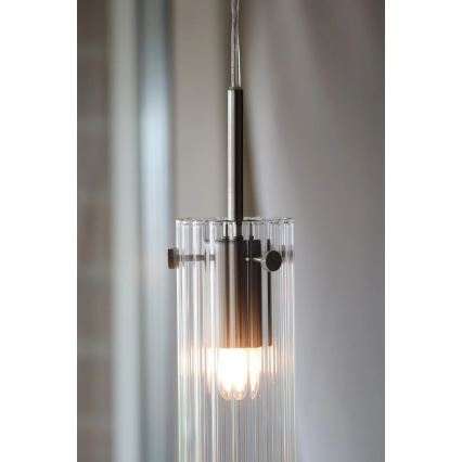 Markslöjd 109013 - Pendel på ledning TIBIA 1xE14/40W/230V klar/messing