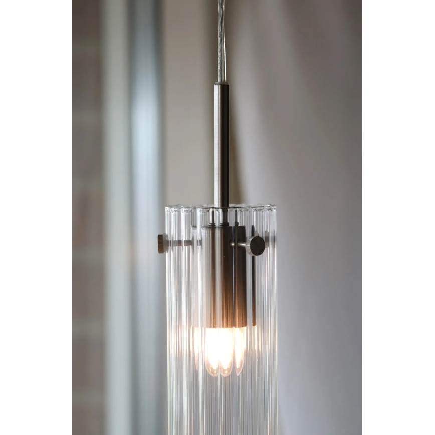 Markslöjd 109013 - Pendel på ledning TIBIA 1xE14/40W/230V klar/messing