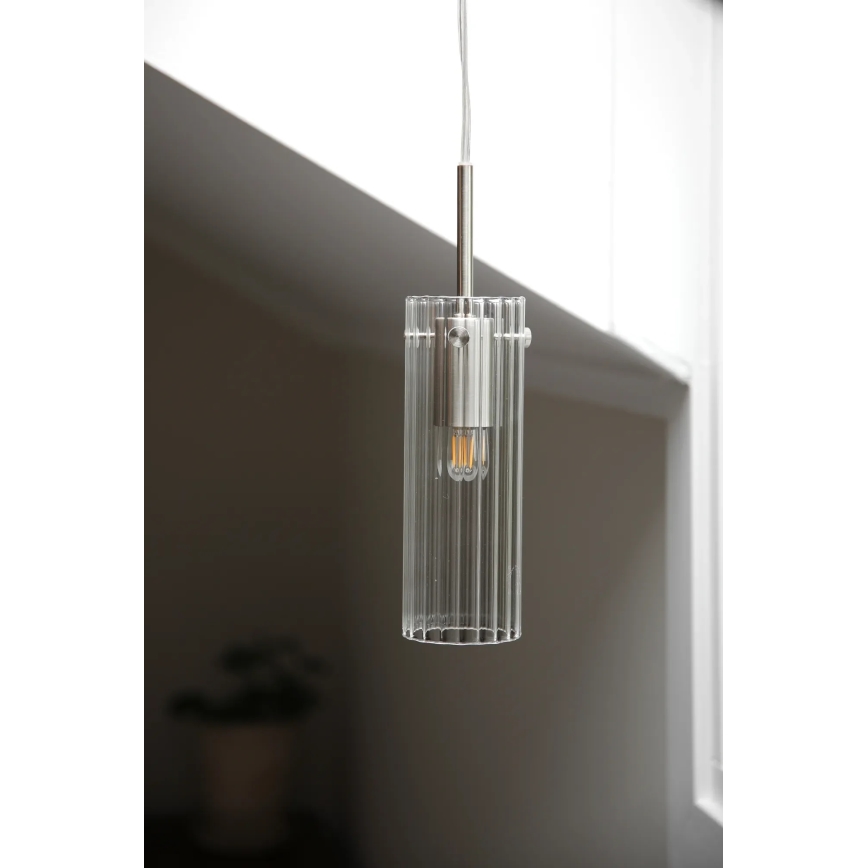 Markslöjd 109013 - Pendel på ledning TIBIA 1xE14/40W/230V klar/messing