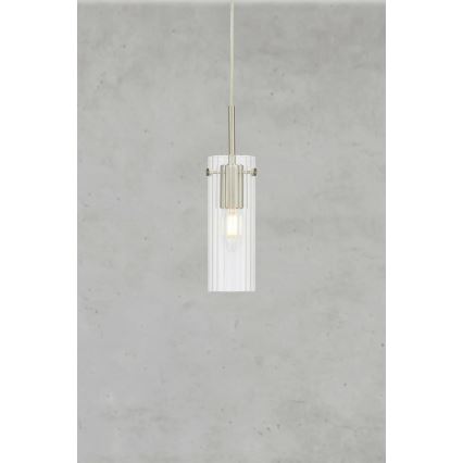 Markslöjd 109013 - Pendel på ledning TIBIA 1xE14/40W/230V klar/messing