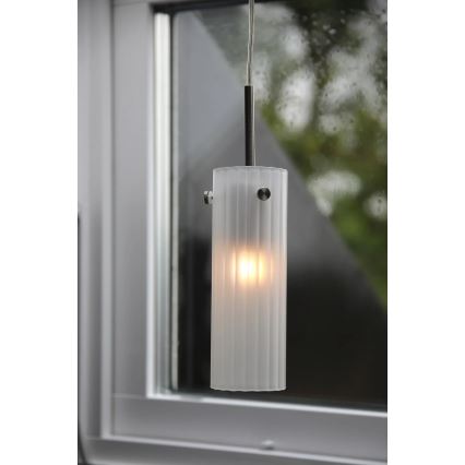 Markslöjd 109014 - Pendel på ledning TIBIA 1xE14/40W/230V messing