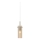 Markslöjd 109015 - Pendel med kabelophæng TIBIA 1xE14/40W/230V røget beige/messing