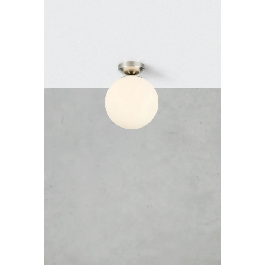 Markslöjd 109024 - Badeværelsesloftlampe STINTINO 1xE14/40W/230V IP44 mat krom