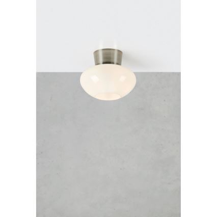 Markslöjd 109025 - Loftlampe MALAGA 1xE27/40W/230V Ø 25 cm, mat krom