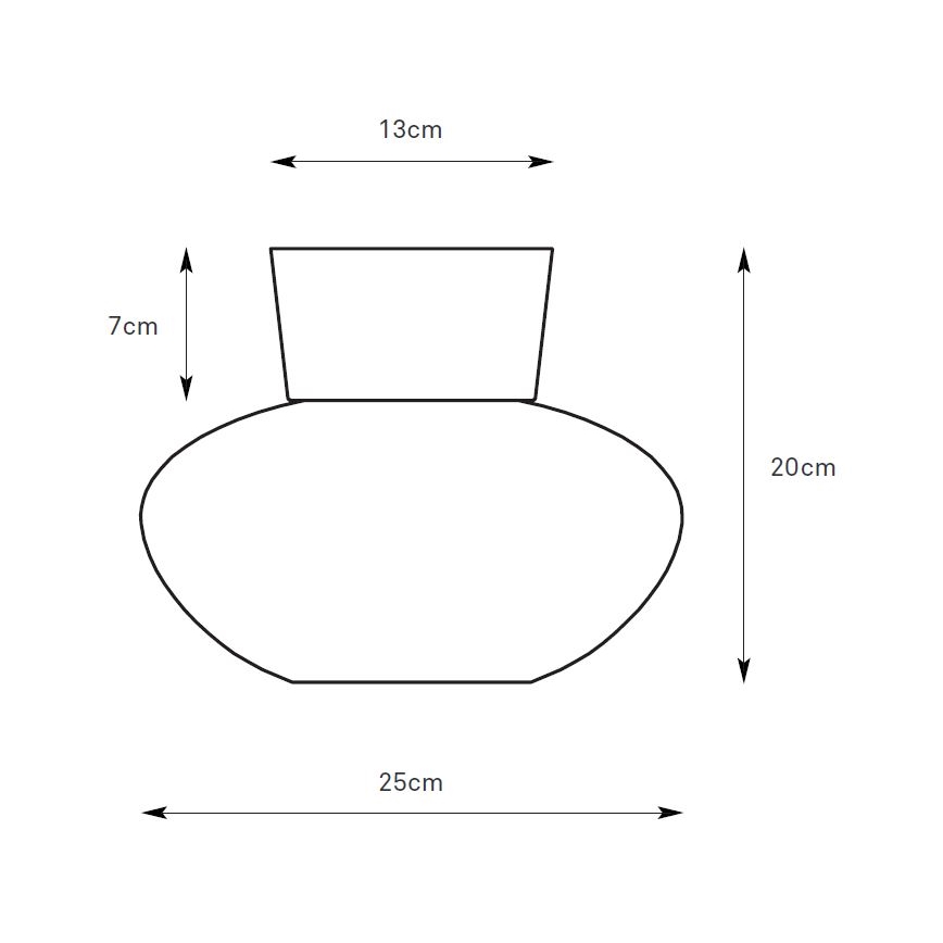 Markslöjd 109025 - Loftlampe MALAGA 1xE27/40W/230V Ø 25 cm, mat krom