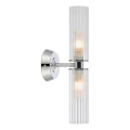 Markslöjd 109027 - Badeværelses-væglampe RIMINI 2xG9/20W/230V IP44 blank krom