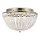 Markslöjd 109031 - Badeværelsesloftlampe ESTELLE 3xG9/20W/230V Ø 30 cm IP44 messing
