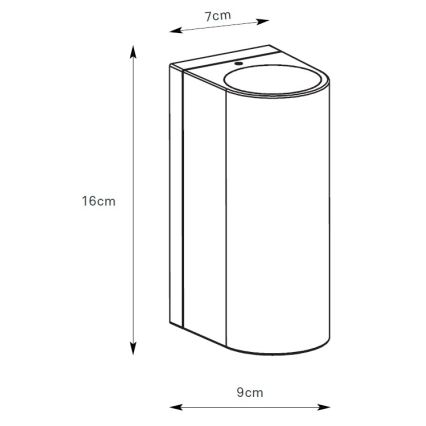 Markslöjd 109112 - Dæmpbar LED udendørs væglampe ALOR 2xLED/4,9W/230V IP65 sølv