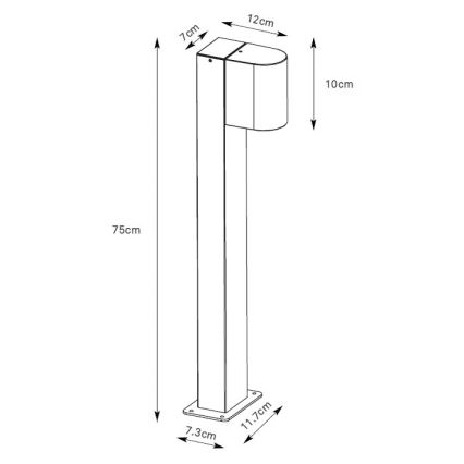 Markslöjd 109113 - LED-dæmpbar udendørslampe ALOR LED/4,9W/230V IP65 sort