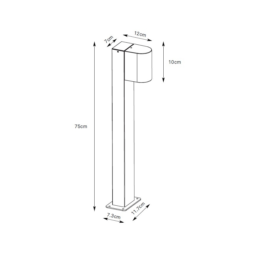 Markslöjd 109113 - LED-dæmpbar udendørslampe ALOR LED/4,9W/230V IP65 sort
