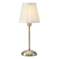 Markslöjd 109126 - LED dæmpbar genopladelig berøringsbetjent bordlampe ANNO 1xE14/2W/2000 mAh hvid/messing