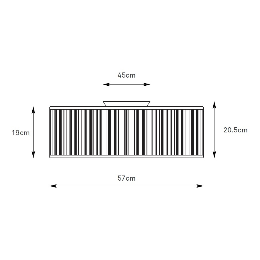 Markslöjd 109133 - Loftlampe LUX 3xE27/60W/230V Ø 57 cm kun