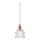 Markslöjd 109136 - Kabelpendel GOTA 1xE14/40W/230V Ø 13 cm messing/klart glas