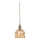 Markslöjd 109137 - GOTA pendel på ledning 1xE14/40W/230V Ø 13 cm røgfarvet beige/messing