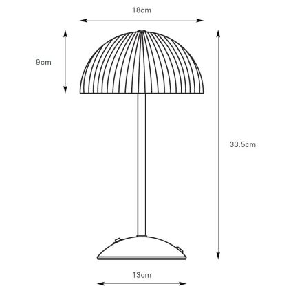 Markslöjd 109140 - Bordlampe ZIN 2xG9/20W/230V blå