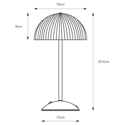Markslöjd 109141 - Bordlampe ZIN 2xG9/20W/230V beige
