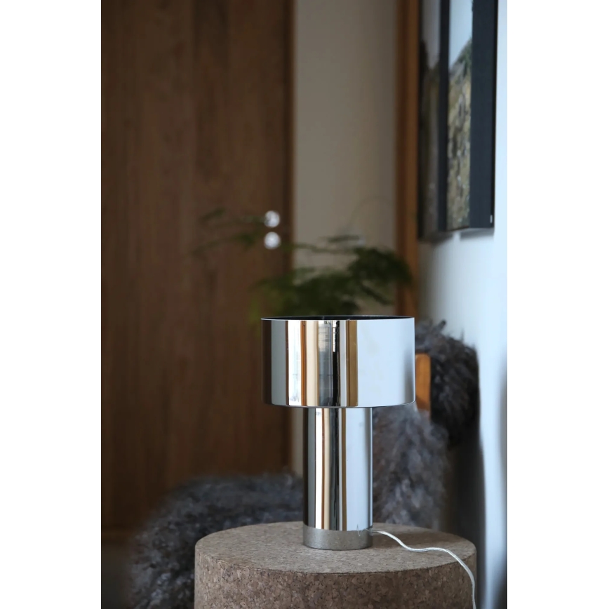 Markslöjd 109144 - Bordlampe CORIN 1xE27/60W/230V blank krom