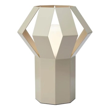 Markslöjd 109147 - Bordlampe OCTA 1xE27/60W/230V cremefarvet