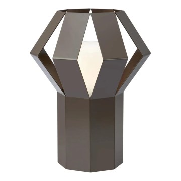 Markslöjd 109148 - OCTA bordlampe 1xE27/60W/230V, brun