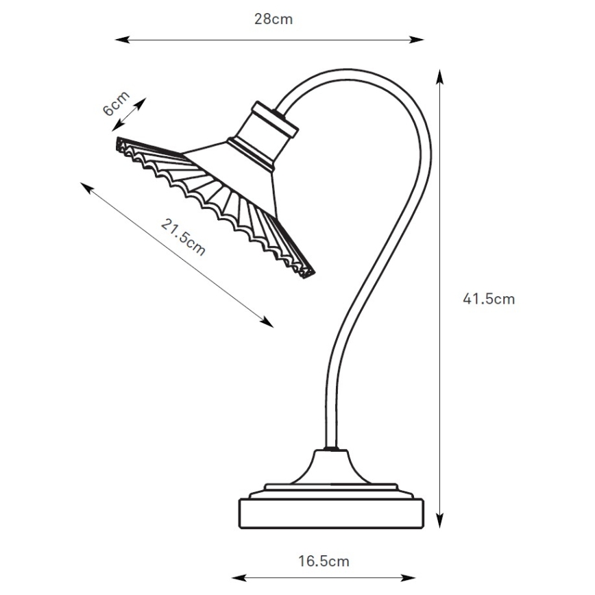 Markslöjd 109151 - Bordlampe NOVIA 1xE27/60W/230V sort/røget grå