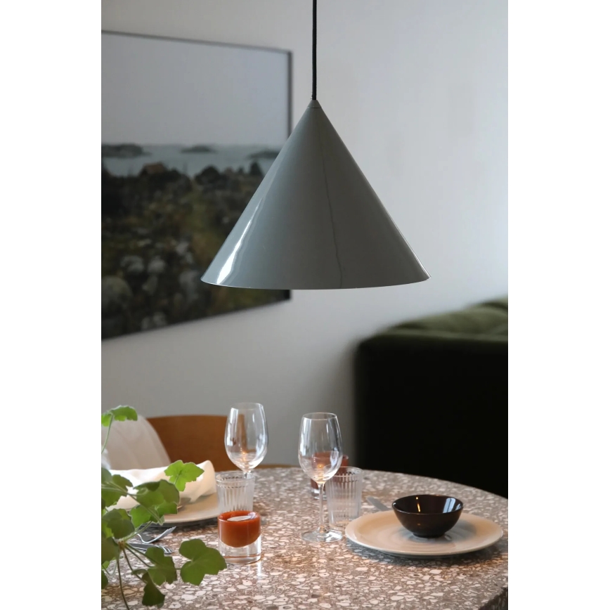 Markslöjd 109162 - Pendel på ledning TIP 1xE27/60W/230V grå