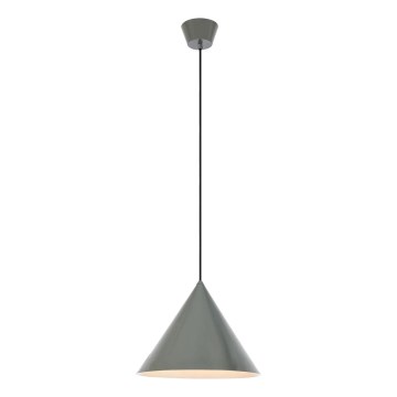 Markslöjd 109162 - Pendel på ledning TIP 1xE27/60W/230V Ø 37,5 cm grå