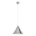 Markslöjd 109163 - Pendel på kabel TIP 1xE27/60W/230V i blank krom