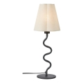 Markslöjd 109171 - Bordlampe VEYA 1xE14/40W/230V hør/sort