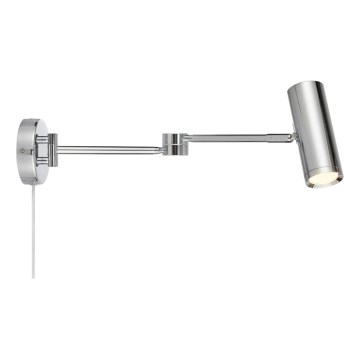 Markslöjd 109182 - ARLO LED dæmpbar væglampe, 4,9 W, 230 V, blank krom