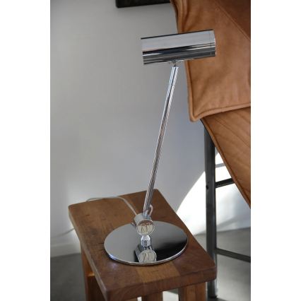 Markslöjd 109184 - LED Dæmpbar bordlampe ARLO LED/4,9W/230V blank krom