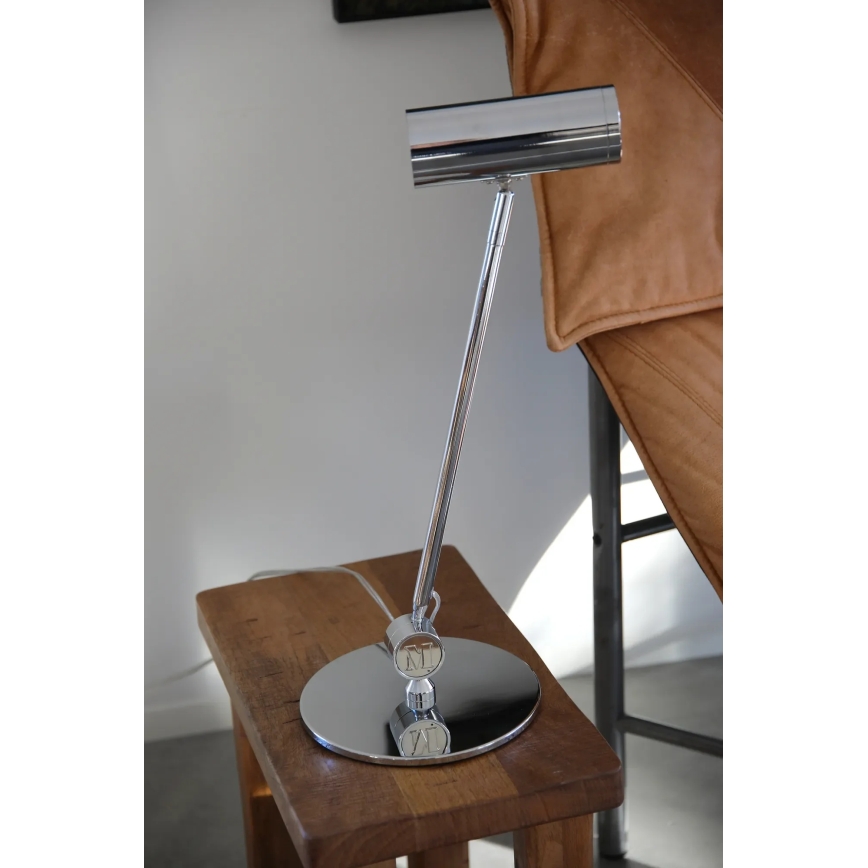 Markslöjd 109184 - LED Dæmpbar bordlampe ARLO LED/4,9W/230V blank krom