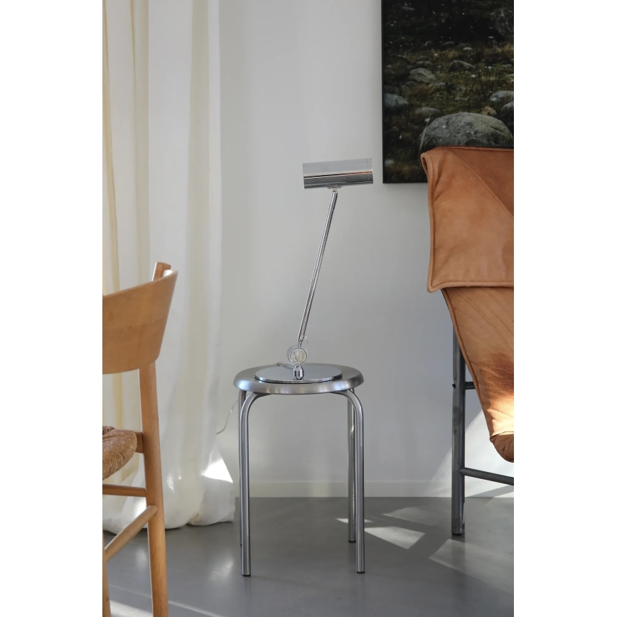 Markslöjd 109184 - LED Dæmpbar bordlampe ARLO LED/4,9W/230V blank krom