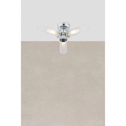 Markslöjd 109237 - Overflademonteret badeværelseslysekrone RIMINI 3xG9/20W/230V IP44 blank krom