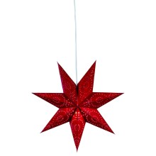 Markslöjd 700122 - Juledekoration SATURNUS 1xE14/25W/230V diameter 45 cm rød