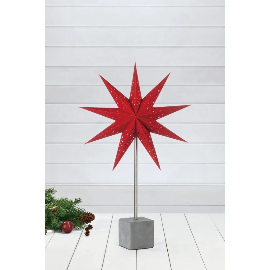 Markslöjd 702223 - Juledekoration HARD 1xE14/25W/230V rød