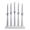 Markslöjd 702229 - Julelysestage MASESKÄR 5xE10/3W/230V hvid