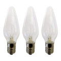 Markslöjd 702324 - SÆT 3x Robust Julepære RESERVLAMPA E10/3W/34V