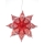 Markslöjd 702561 - Julepynt HALL 1xE14/25W/230V rød 70 cm