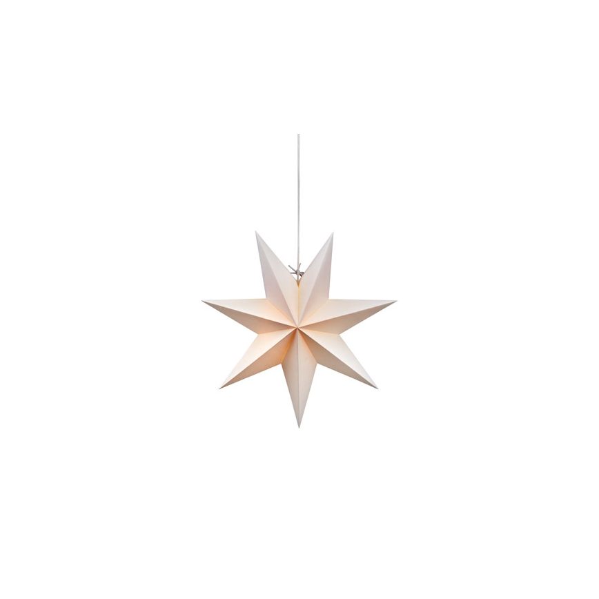 Markslöjd 703120 - Juledekoration DUVA 1xE14/25W/230V diameter 45 cm hvid