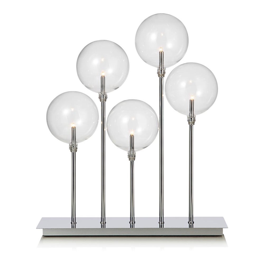 Markslöjd 703519 - Julelysestage MÄSTER 7xE5/0,8W/230/12V mat krom