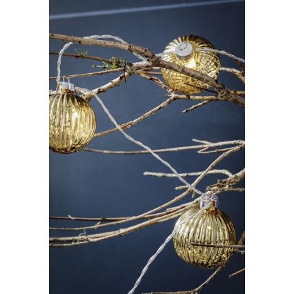 Markslöjd 703781 - LED julekæde BIGSOLO 10xLED 1,65 m varm hvid