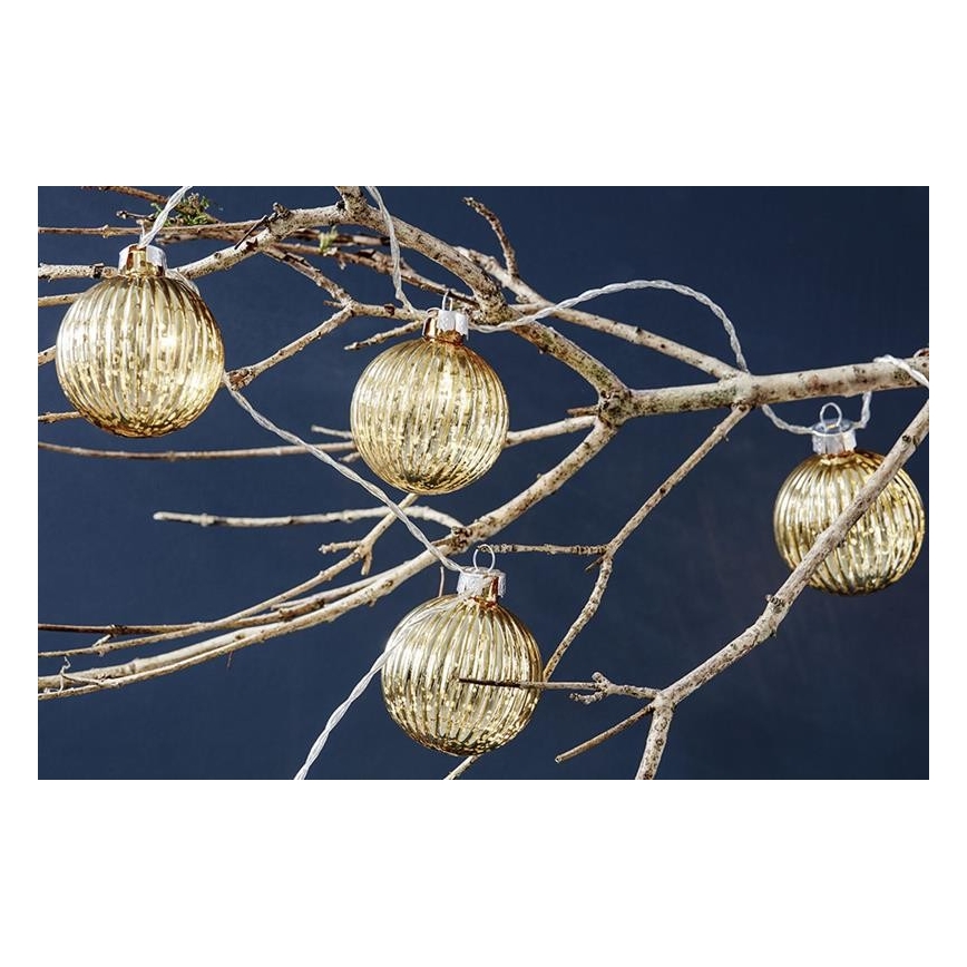 Markslöjd 703781 - LED julekæde BIGSOLO 10xLED 1,65 m varm hvid