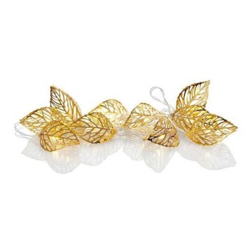 Markslöjd 703859 - LED dekorationskæde LEAF LED/3xAA 1,85m varm hvid