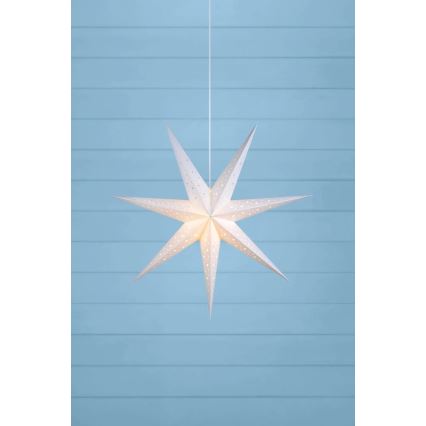 Markslöjd 703876 - Juledekoration SOLVALLA 1xE14/25W/230V Ø 75 cm hvid