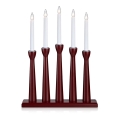 Markslöjd 704176 - Julelysestage MASESKÄR 5xE10/3W/230V rød
