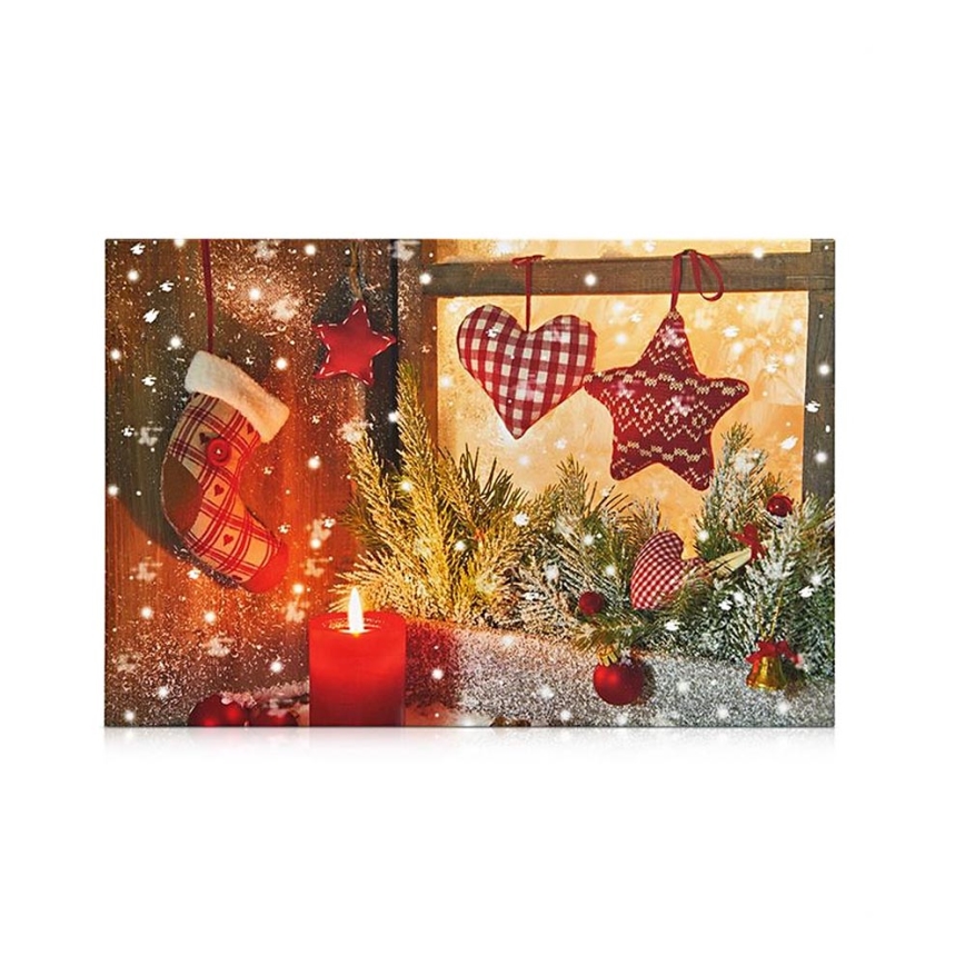 Markslöjd 704359 - Dekorativt LED maleri CANVAS LED/0,18W/3xAA